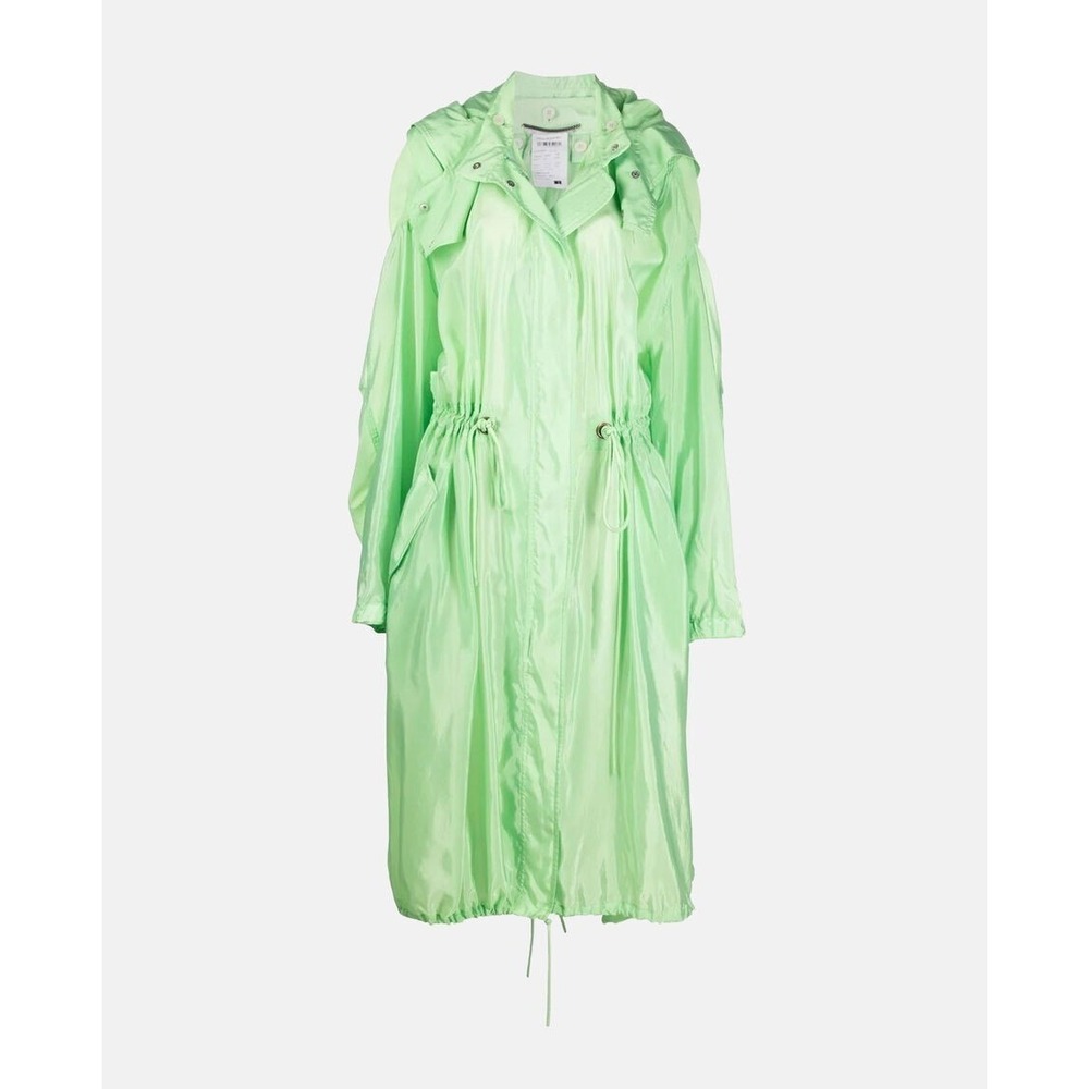 NWT Stella McCartney Translucent Parachute Jacket Spearmint Size 34 US 00 $4095
